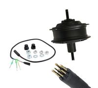 Honseadek Electric For Bicycle Rear Wheel Motor 350W Brushless Hub Motor 48V 36V 8 Speed Cassette Flywheel 135mm Mount for Mountain For Bike Conversion(48V 350W)