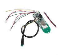 Honseadek Electric Scooter Dashboard for Mi4 Lite, Replacement Display Switch Panel with Instrument Circuit Board, Green Plastic Control Unit