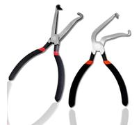 Honseadek Electrical Disconnect Pliers Set with 60° Bent and Straight Tips for Automotive Wire Connectors, Fuel Injectors, Ignition Coils, Mass Air Flow Sensors, Carbon Steel Hand Tool