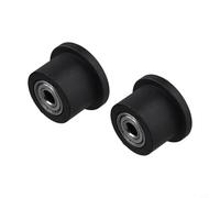 Honseadek Exercise Rowing Machine Bearing and Plus Set Metal Plus Plastic Replacement Parts Pulley Indoor Rowing Gadget for Abdominal 2pcs Machine (B 2PCS)
