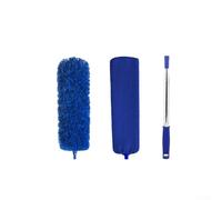 Honseadek Extendable Duster, Microfiber Feather Cleaning Head, Telescopic Handle for High Ceilings, Ceiling Fans and Blinds, Lightweight & Washable for(2)
