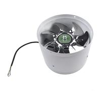 Honseadek Extractor Fan 200Mm Inline Duct Ventilation System,Easy Installation, 200mm Inline Pipe Fan, High Extraction Capacity, Quiet, 7 Blades(white)