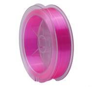 Honseadek Fluorocarbon Fishing Line 100m, 4.13-34.32LB Carbon Fiber Leader Line for Freshwater Saltwater, Invisible Abrasion Resistant Monofilament Lure Line(8.0-0.50mm-34.32LB Pink)