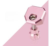 Honseadek Folding Bike Headset Cap, Quick Release Stem Cover for P8 P10, CNC Aluminium Top Cap Replacement, Anodised Fork Clamp Bolt(Pink)