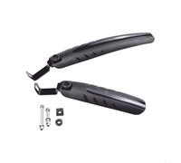 Honseadek Folding Bike Mudguards 12-14 Inch And 16-2 | Quality Plastic Front And Rear for fender Set, for Quick Release Knobs For Rainy Days, Fits Small Wheel Bikes, Black