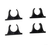 Honseadek For 4-pack and Canoe Black Plastic Having 30mm Diameter Holder Paddle Clamp Oar Clips for Holder Shaft Surfboard