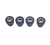 Honseadek For Bicycle Crank Arm Bolts M15 Thread Steel Crankset Bolts for ISIS Axle Compatible with eBike Bikes 15mm Thread Diameter 22mm Length Black 2 Pack(4PCS)
