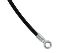 Honseadek For Bike Hydraulic Brake Hose Kit Compatible with BH90 M7000 XT M8000 M9000 Series 2m Length 5mm Diameter High Pressure 10000PSI Black Red Blue(Black)