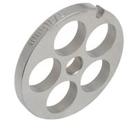 Honseadek For Bosch Meat Grinder Stainless Steel Orifice Plate No.5 Food Processing Disc Replacement Part for Bauknecht Kitchen Appliance 5.35cm Diameter with Holes