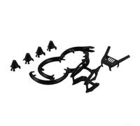 Honseadek For DJI Neo 2 Gimbal Guard Anti Collision Bar Cover PC Protective Shield Kit Camera Bumper Frame Orange Green Black Grey(black)