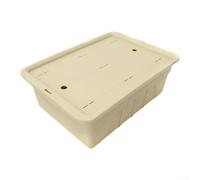 Honseadek for igt Table Tea Tray 36x24.8x12cm Honseadek for igt | Outdoor Camping Tea Set Storage Box With Water Sink, Quality PP Plastic, Curved Drainage Design, Stackable For Hiking