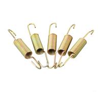 Honseadek For Overall Stand Dual Spring Tension 6pcs Gold Side Electric Spring with Spring Bicycles Steel Length 160mm and Motorcycles Extension (10CM)
