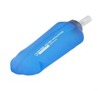 Honseadek For Tough Outdoor Soft Leakproof Collapsible Squeeze Water Simple to Bottle (BLUE)