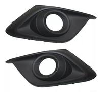 Honseadek Front Fog Light Trim Set for 3 2014-2016 and 3 Sport, Left and Right Side, Textured Black Finish, PC+PP Construction, Direct Fit Replacement (OEM BHR150C11A/BHR150C21A)