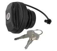 Honseadek Fuel Filler Cap for Defender 90 110 130 - Lockable ABS Fuel Tank Cap with 2 Keys, Tight Seal to Prevent Water Entry, Compat