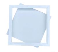 Honseadek Galvanized Aluminum Alloy Tray Type Inspection Door for Ceiling - Fire Resistant Moisture Proof White Inspection Port with Concealed Access Hatch(300 * 300mm)