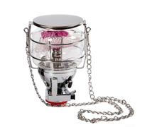 Honseadek Gas Camping Lantern Medium Size 8X12Cm | Quality Stainless Steel And Glass, Electronic Ignition, Adjustable Brightness, For Outdoor Camping Hiking Tent