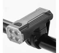 Honseadek High Brightness Usb-C Rechargeable Bike Light With Quick Release Mount,260 Lumens Waterproof Cycling Headlight For Night Riding(Black-B)