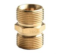 Honseadek High Pressure Washer Hose Extension M22 Male to Male Adapter Brass 14mm Fitting Connector for Garden Garage Roof Cleaning Tool Gold