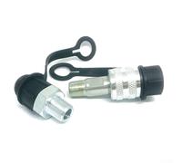 Honseadek Hydraulic Quick Connect Coupling Zg3/8 Steel Pipe Connector Set Male Female Thread High Pressure Oil Line Plumbing Mechanical Coupler(ZG3/8)