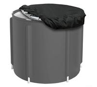 Honseadek Ice Bath Cover For Portable Bathtubs, Waterproof And Secure Fit For Outdoor Cold Therapy，Ice Bath Tub Cover, Fabric Outdoor Ice Bath Tub Lid(36.6 * 5.9 inches)