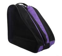 Honseadek Ice Skate Bag Large Capacity with Adjustable Strap, Water Resistant Oxford Roller Skate Carrier for Hockey Gear Storage and Figure Skating Equipment Tote(purple)