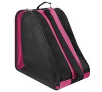 Honseadek Ice Skate Bag Large Capacity with Adjustable Strap, Water Resistant Oxford Roller Skate Carrier for Hockey Gear Storage and Figure Skating Equipment Tote(Pink)