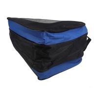 Honseadek Ice Skate Bag Large Capacity with Adjustable Strap, Water Resistant Oxford Roller Skate Carrier for Hockey Gear Storage and Figure Skating Equipment Tote(Blue)