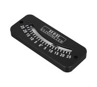 Honseadek Inclinometer For Danger Assessment And Trail Slope Measurement, ABS Marine Bulkhead Mount, 25-0-25, 45-0-45, 10-0-10 Precision Angle Gauge(25-0-25)