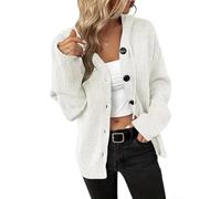 Honseadek Ladies Hooded Sweater Coat Casual Drawstring Jacket Solid | Single Breasted Regular Length Stretchy Fabric for Summer Vacation Holiday Beach Cycling Fitness Travel