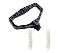 Honseadek Lawn Mower Recoil Starter Handle Replacement with 1.45m Pull Cord Rope 4mm Diameter, Ergonomic Grip for Generator, Snowblower and Outdoor Equipment