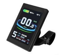 Honseadek LCD8S Electric Bike Display Compatible with for KT Controller, Color Screen Cycling Computer, Waterproof Ebike Monitor with 5-Pin SM Connector