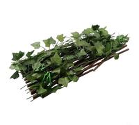 Honseadek Leaves Moisture-resistant Trellis with Nylon for G Garden Privacy Office Décor - Home Ppc Expanding Artificial Ivy Ties Screen Fence Realistic (Sweet potato)