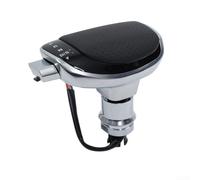 Honseadek LED Auto Transmission Gear Shifter Knob With Red Backlight Fits For Passat B8 For Golf 7 MK6 LHD Vehicles(BIack With holes)