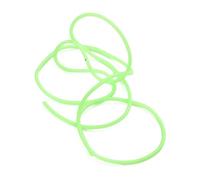 Honseadek LED Glow in the Dark Fishing Rig Tube 0.8-2mm Inner Diameter, 1m/1.5m Luminous Line Protector for Night and Deep Water Fishing, PVC Waterproof Wire Rope(1.5mmx1m)