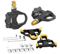 Honseadek Lightweight Road Bike Clipless Pedals, 3-Bolt Cleat System With Tools, Aluminum Alloy Nylon Fiber Body, Sealed Bearings, Adjustable Tension Design