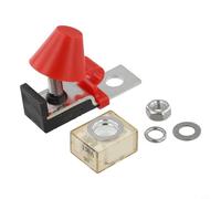 Honseadek M8 Terminal Mount Fuse Block, Waterproof 58V 30-500A Fuse Holder with ABS + Copper Construction, for Car RV Boat Use(150A)