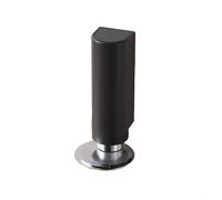 Honseadek Magnetic Door Stop, 304 Stainless Steel Construction, Rust Resistant Finish, Hydraulic Shock Absorber For Noise Reduction, Wall Or Floor Mount(black)