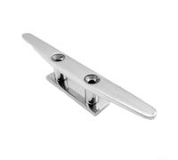 Honseadek Marine Mooring Heavy Duty Deck Rope Cleat Having Predrilled Holes for Simple Installation on Docks 316 Stainless Steel Boat Dock for Cleat (5INCH)