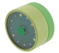 Honseadek Mechanical Kitchen Timer, Round Stainless Steel Cooking Timer with 1-59 Minute Range, Battery- Management for Home and Professional Kitchens(GREEN)