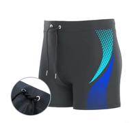 Honseadek Men's Swim Trunks, Sizes L-5XL | Drawstring Lined Beach Boxer Shorts, Quality Nylon Polyester Fabric, For Swimming Surfing Vacation Water Sports