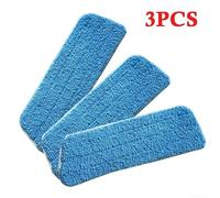 Honseadek Microfiber Cloth for Flat Mop, Replacement Mop Head Pad, Super Absorbent Washable Floor Cleaning Pad Compatible with Spray Mops(Blue)