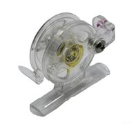 Honseadek Mini Fly Fishing Reel for Ice, Carp, Lake, River, and Stream Fishing | 45mm Transparent Spool with 1:1 Gear Ratio, Right Hand Retrieve | Lightweight 25g Tackle Gear