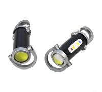 Honseadek Mini Keychain Flashlight USB-C Rechargeable Waterproof LED Torch with COB 6 Light Modes, Compact Pocket Size Key Ring Lamp, Super Br