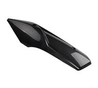 Honseadek Motorcycle Exhaust-Pipe Heat-Shield Cover for Mio i125 | Quality ABS Plastic Muffler Guard, Carbon Fiber Black Finish, Direct Fit Protection Against Road Dirt And Heat