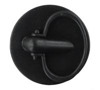 Honseadek Old-fashioned Pvc Drain Cover for Washbasin Diameter Ring 11mm - 43mm Compatible Top Height 4mm Thick Sealing for 47mm Black Sink Stopper Bottom