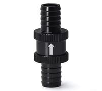 Honseadek One Way Check Valve Non Return Fuel Valve for Car Oil Line 6mm Aluminum Alloy Petrol Diesel Compatible Fuel System Part(14mm)