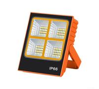 Honseadek Outdoor Charging Camping Mobile Street Light Super Solar Led Bright Stall Light (ORANGE)