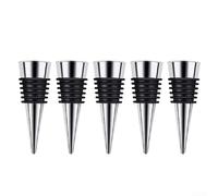 Honseadek Pack of 5 Wine Corks, Multi Purpose Cork Wine Corks, Perfect for DIY Wine Bottles, Leak-Proof Keeps Wine Fresh