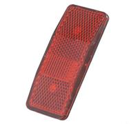 Honseadek Plastic Bicycle Tail Light, Pannier Rack Mount Reflector, Red Safety Light, Bicycle Rear Reflector Disc